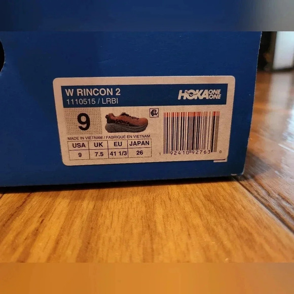 HOLA Rincon 2 womens 9 Orange Navy Grey Trail Hiking Running Shoes - Picture 10 of 10